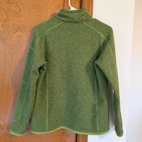 Patagonia Womens Better Sweater® 1/4-Zip Pullover Fleece Green Size Large - Picture 9 of 12